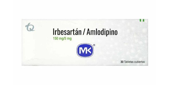 Irbesartan 150mg+Amlodipino 5mg 30tbs Mk