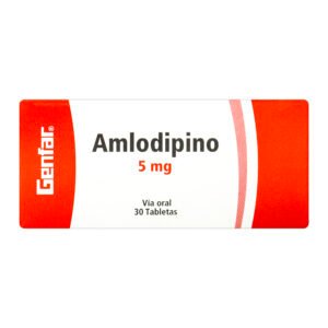Amlodipino 5 Mg  30 Tbs Gf