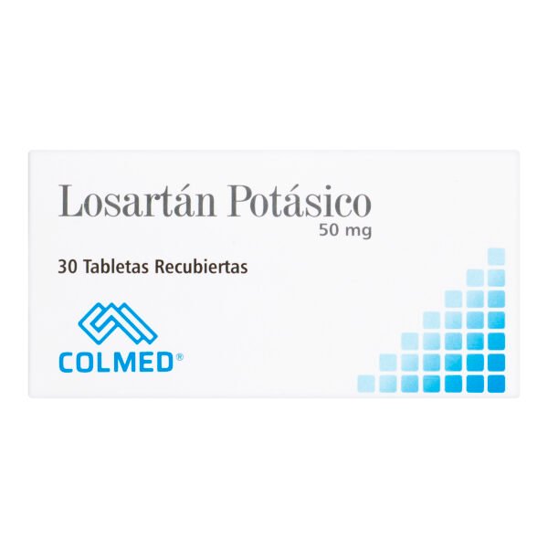 producto2707 Losartan 50 Mg 30 Tabletas Colmed