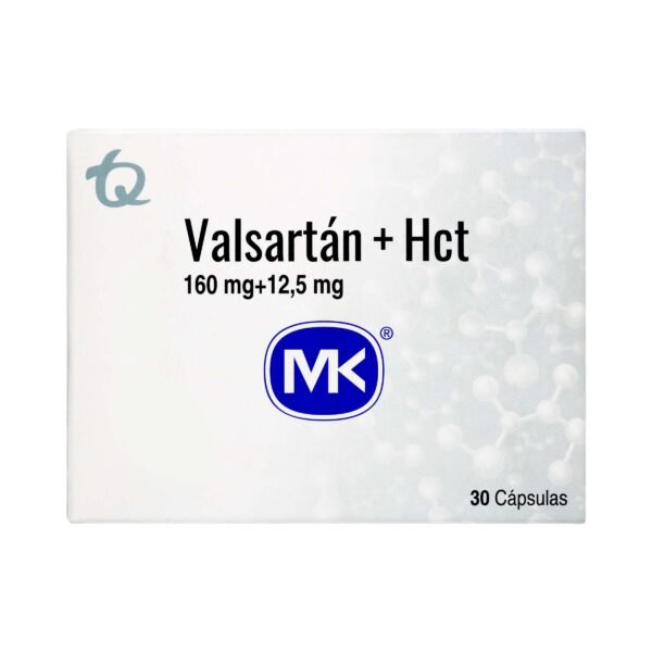 producto2717 Valsartan 160mg+Hidrocl 12.5mg 30 Cap Mk