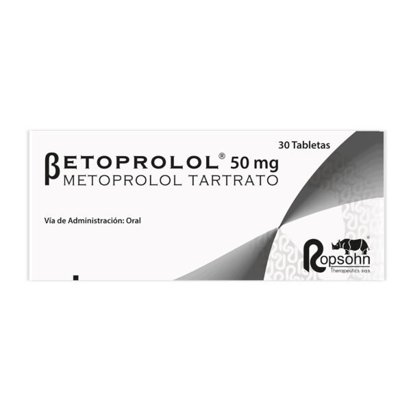 Betoprolol 50 Mg 30 Tabletas
