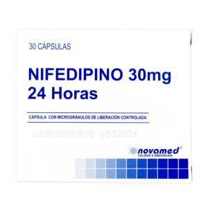 Nifedipino 30 Mg 30 Tbs Novamed