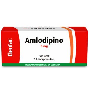 Amlodipino 5 Mg 10 Tabletas Gf