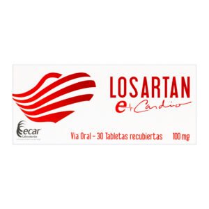 Losartan 100 Mg 30 Tabs Ecar