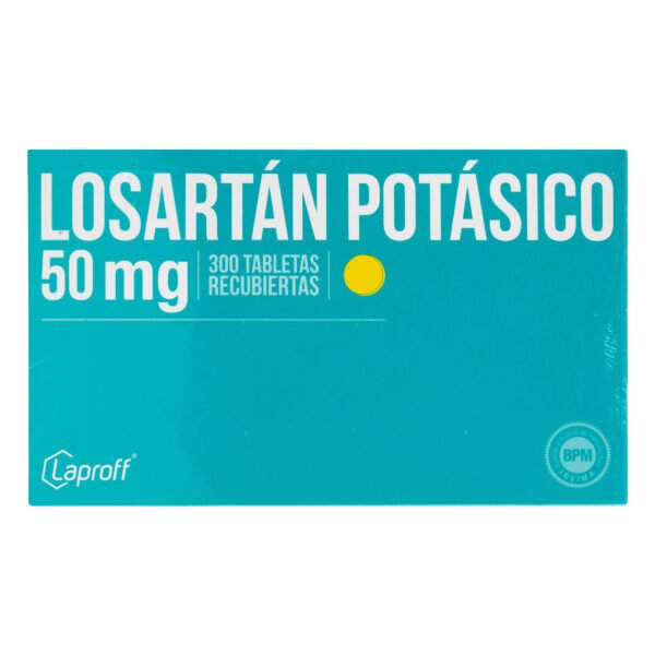 Losartan 50 Mg 300 Tabletas Lp