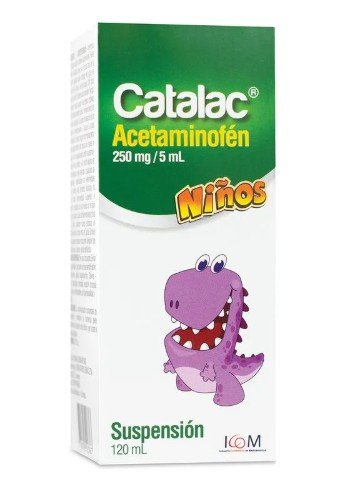 Catalac 250mg/5ml Susp. Nino 120 Ml Icom