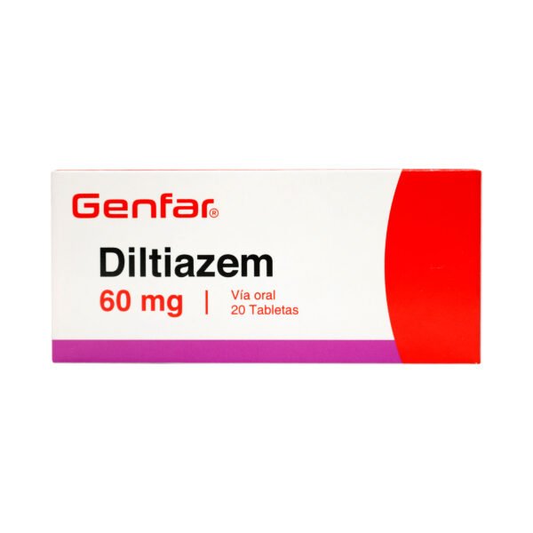 producto2766 Diltiazem 60 Mg 20 Tabletas Gf