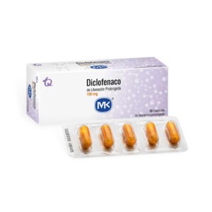 Diclofenaco Retard 100 Mg 20 Capsulas Mk