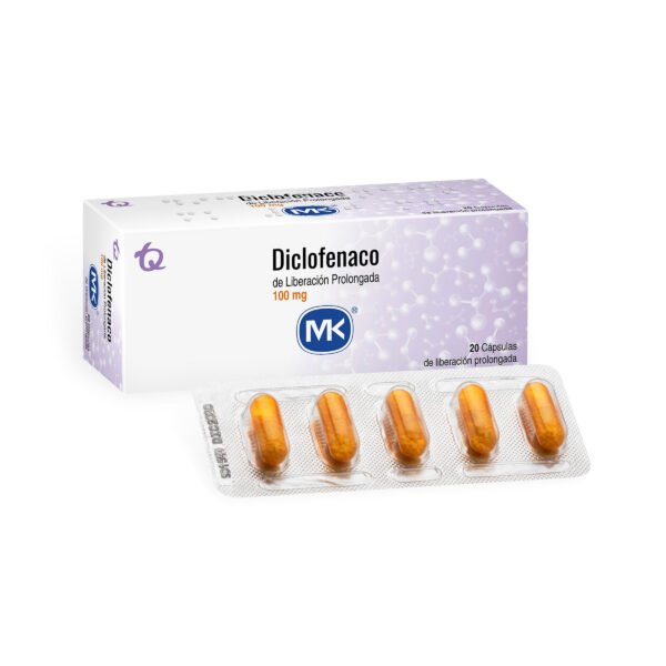 producto2806 Diclofenaco Retard 100 Mg 20 Capsulas Mk