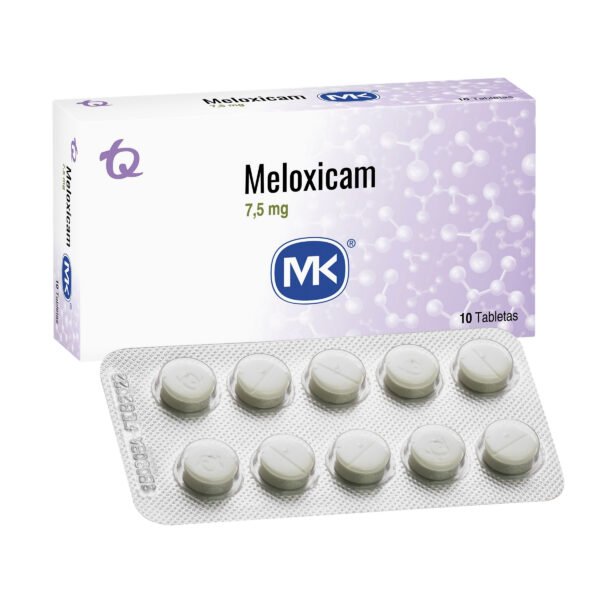producto2808 Meloxicam 7.5 Mg 10 Tabletas Mk