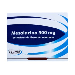 Mesalazina 500 Mg 30 Tabletas Hp(P)44700