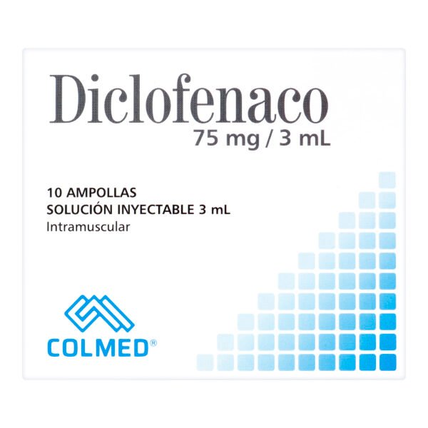 producto2853 Diclofenaco 75 Mg/3 Ml 10 Amp Pc