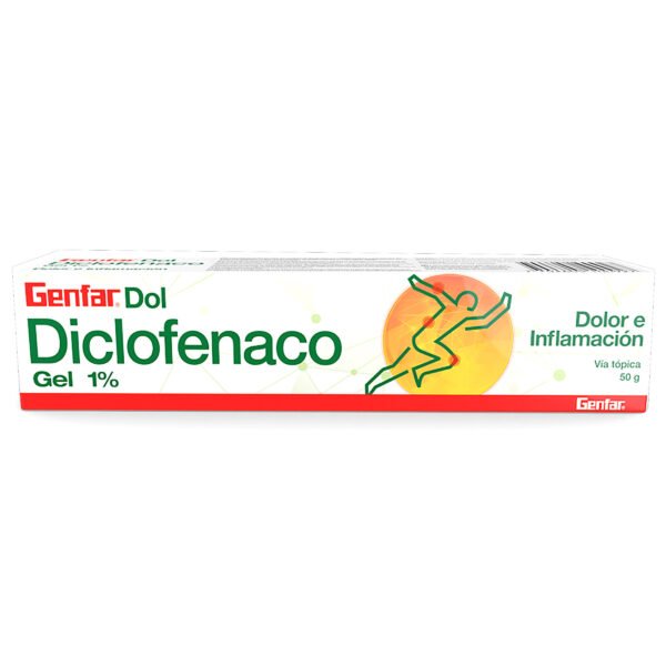 Móvil Diclofenaco 1% Gel 50 Gr Genfardol