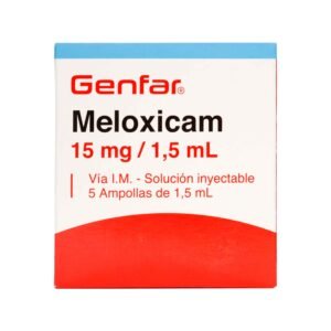 Meloxicam 15 Mg/1.5 Ml 5 Ampollas Gf