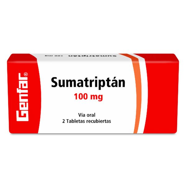 producto2897 Sumatriptan 100 Mg 2 Tabletas Gf