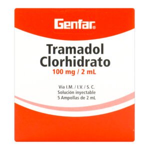 Tramadol 100mg/2ml 5 Amp Gf