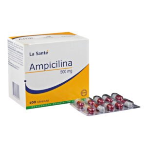 Ampicilina 500 Mg 100 Capsulas Ls