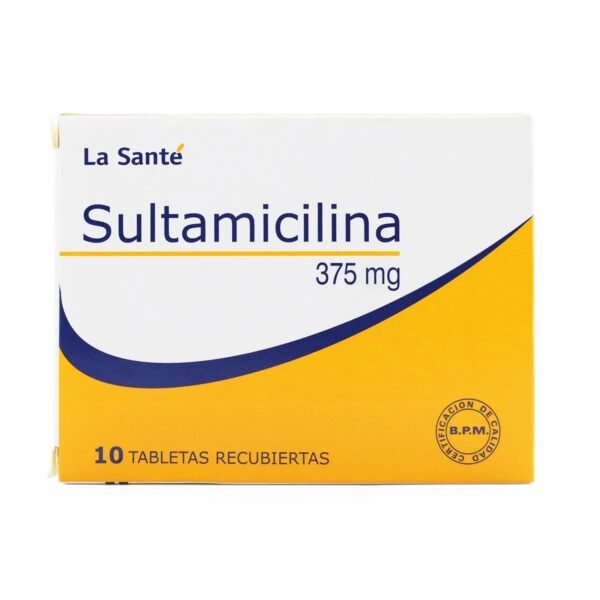 Sultamicilina 375 Mg 10 Tabletas Ls