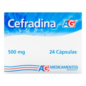 Cefradina 500 Mg 24 Capsulas Ag