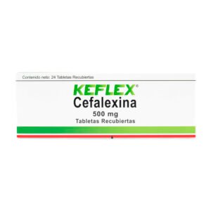 Keflex 500 Mg 24 Capsulas