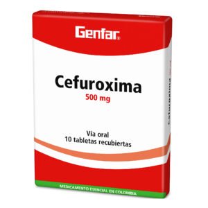 Cefuroxima 500 Mg 10 Tbs Gf