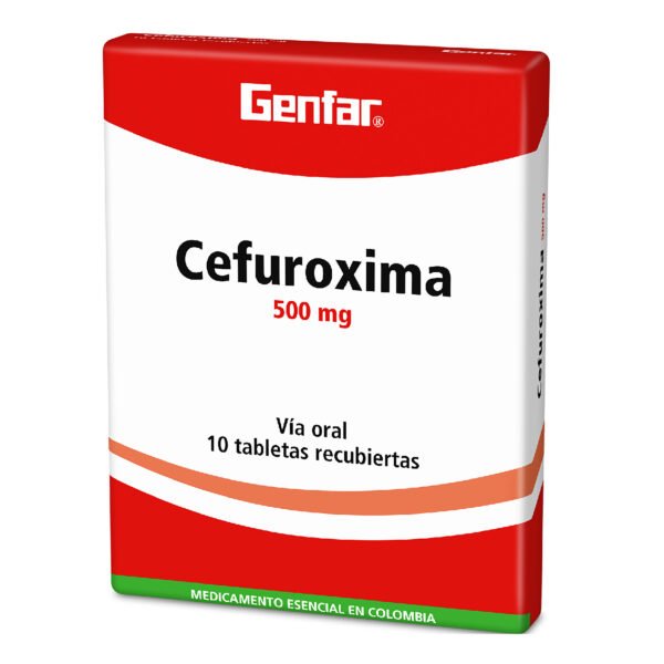 Cefuroxima 500 Mg 10 Tbs Gf