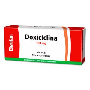 Doxiciclina 100 Mg 10 Tabletas Gf