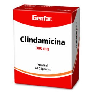 Clindamicina 300 Mg 24 Capsulas Gf