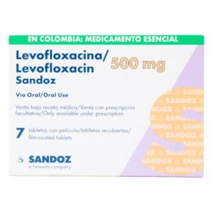 Levofloxacino 500 Mg 7 Tabletas Sz
