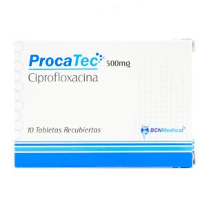 Ciprofloxacina Procatec  500 Mg 10 Tbs
