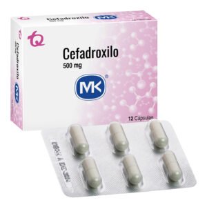 Cefadroxilo 500 Mg 12 Tabletas Mk