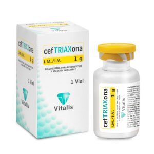 Ceftriaxona 1 G 1 Ampollas Vt