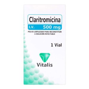 Claritromicina 500 Mg 1 Ampolla Vt