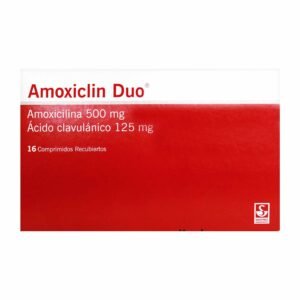 Amoxiclin Duo 500mg/125mg 16 Tbs Rec