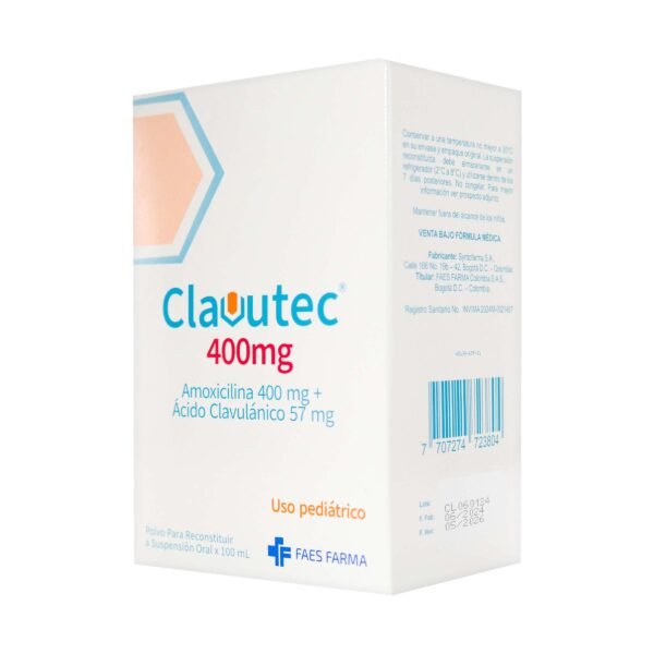 Clavutec 400 Mg + 57 Mg/5 Ml Fco 100ml