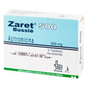 Zaret 500 Mg 3 Tabletas