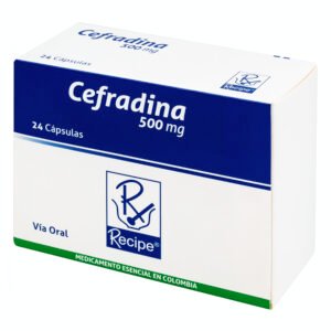 Cefradina 500 Mg 24 Capsulas Rc