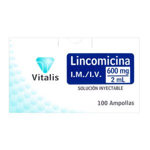 Lincomicina 600 Mg/2 Ml 100 Amp Vt