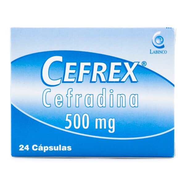 Cefrex 500 Mg 24 Capsulas