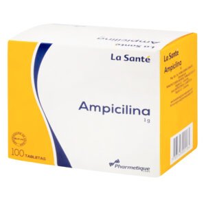 Ampicilina 1 Gr 100 Tabletas Ls