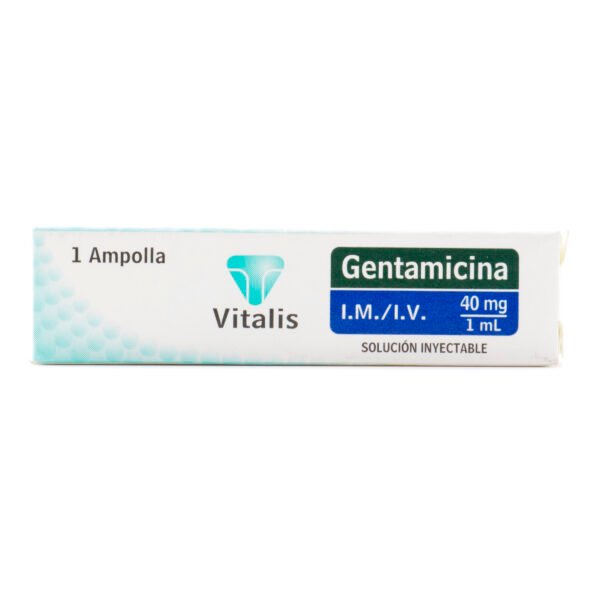 Gentamicina 40mg/1ml 1 Ampolla Vt