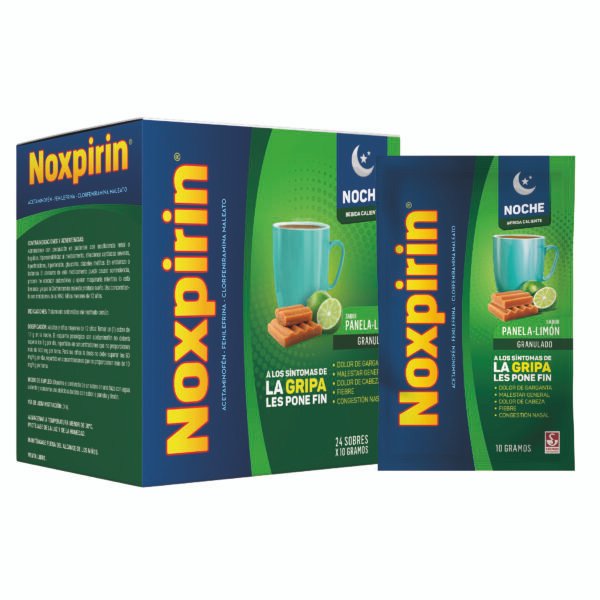 NOXPIRIN-FOTO-PRODUCTO copia Noxpirin F Adul.Noche Panela Limon 24sbs