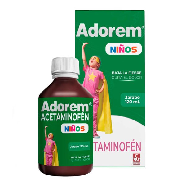 producto50 Adorem Acetaminofen 150 Mg Jarabe 120 Ml