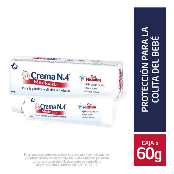 Crema # 4 Medicada 60 Gr