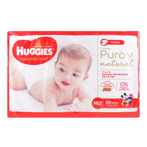 Pan.Huggies Nat.Car.Unisex Med Et2 50und