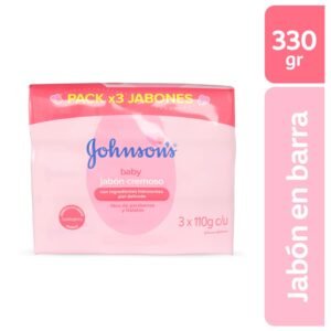 3 Jabon Jj Baby Humectante 110 Gr