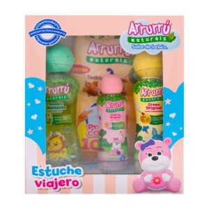 Est.Arrurru Viajero Rosado 4 Articulos