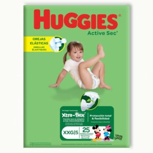 Pan.Huggies Active Sec Et.5 Xxg 25 Unds