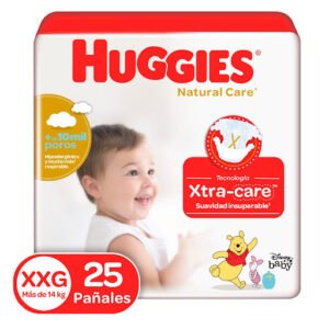 Pan.Huggies Nat.Care Et.5 Xxg 25 Unds