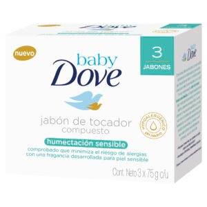 3 Jabones Dove Baby Humect.Sensible 75 Gr